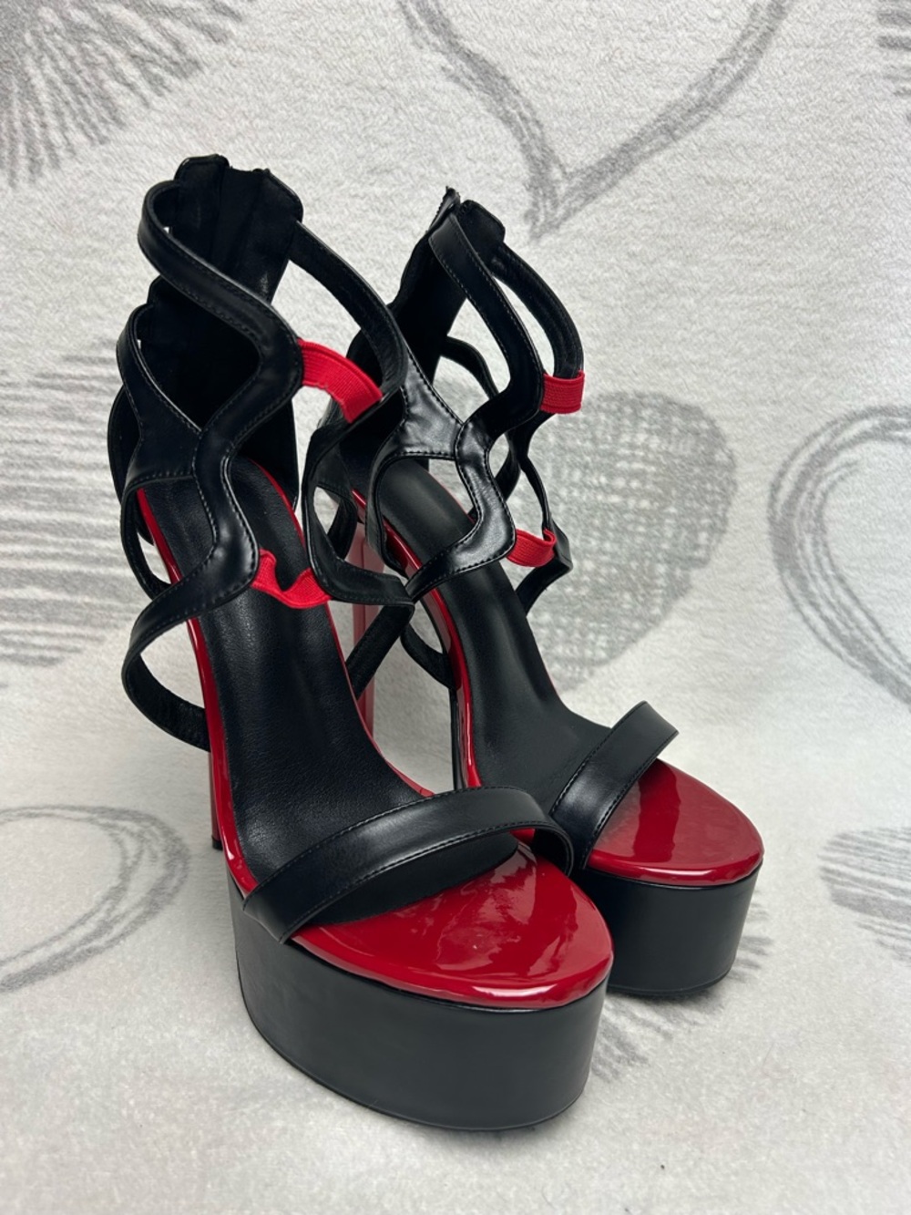 Frankie Hsu Sexy Stiletto Platform Pumps Sz 10.5-11